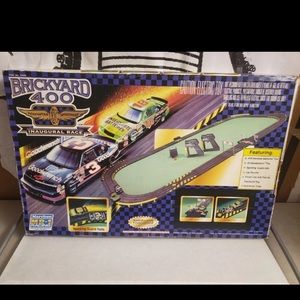 Slot car complete in box with 2 cars